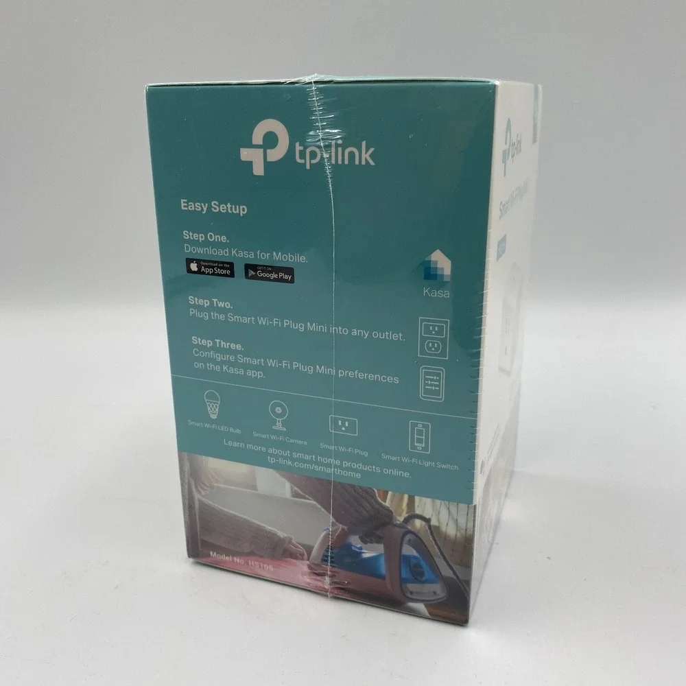 TP-Link Kasa Smart Wi-Fi Plug Mini HS105 Works with Alexa Google Assistant White